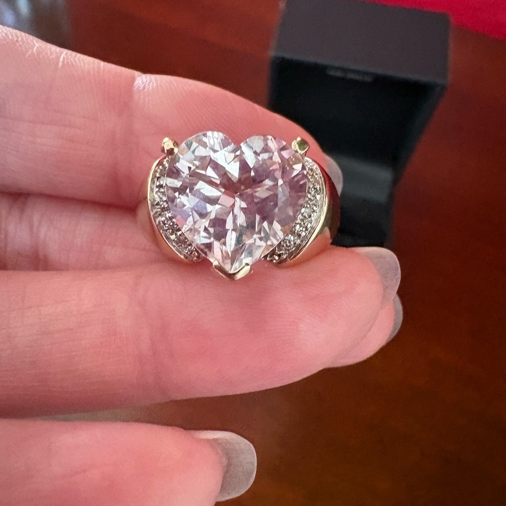 Vintage Estate Morganite Ring